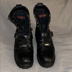 Harley-Davidson Men's Rugged Leather Black Boots